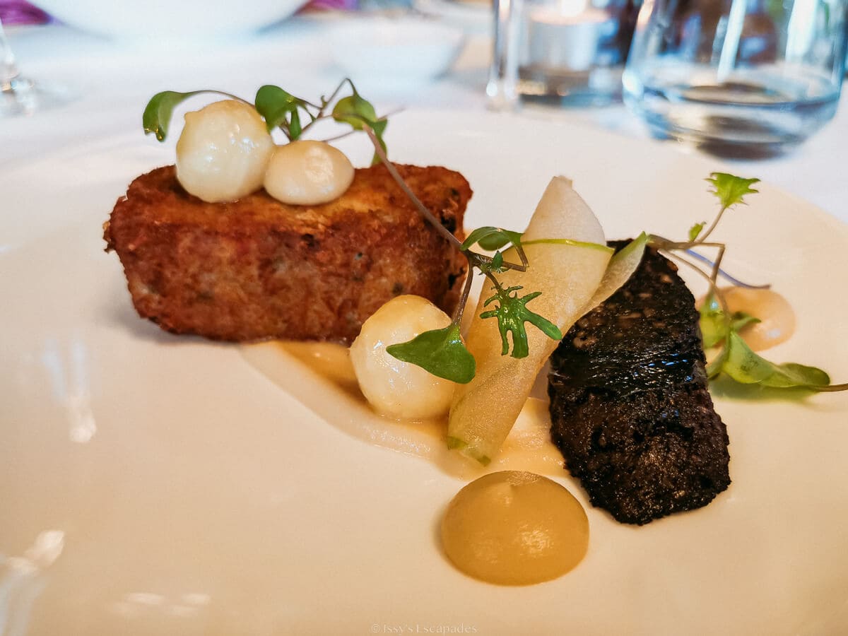 pork dish at recess restaurant