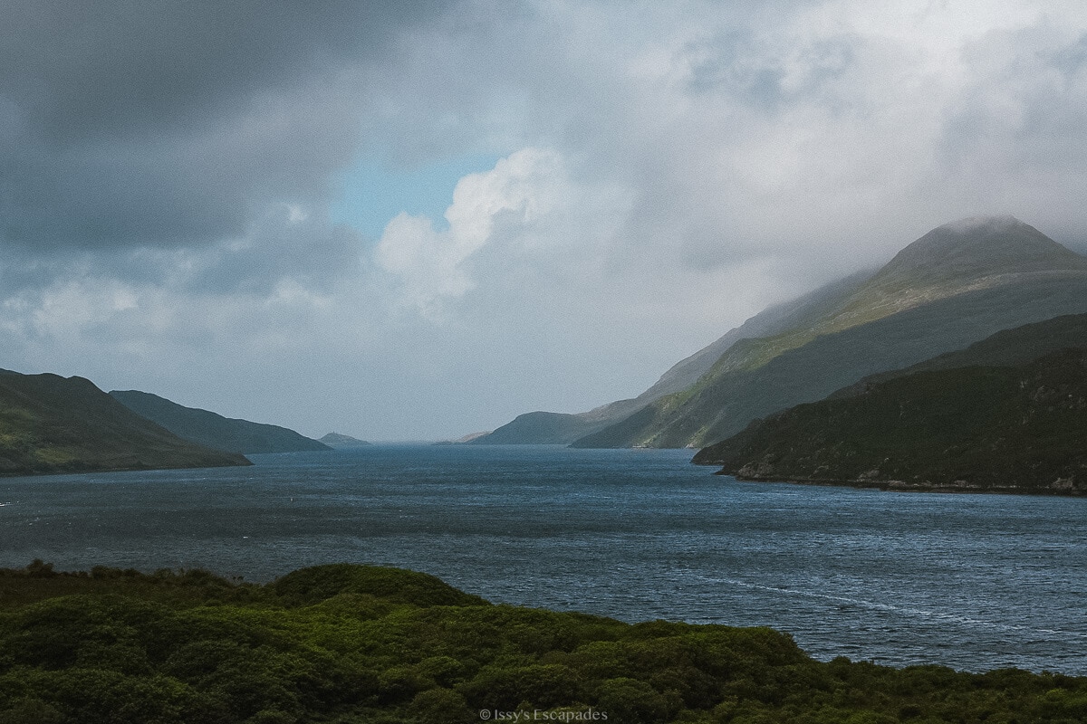 a view of killary fjord from misunderstood heron food truck