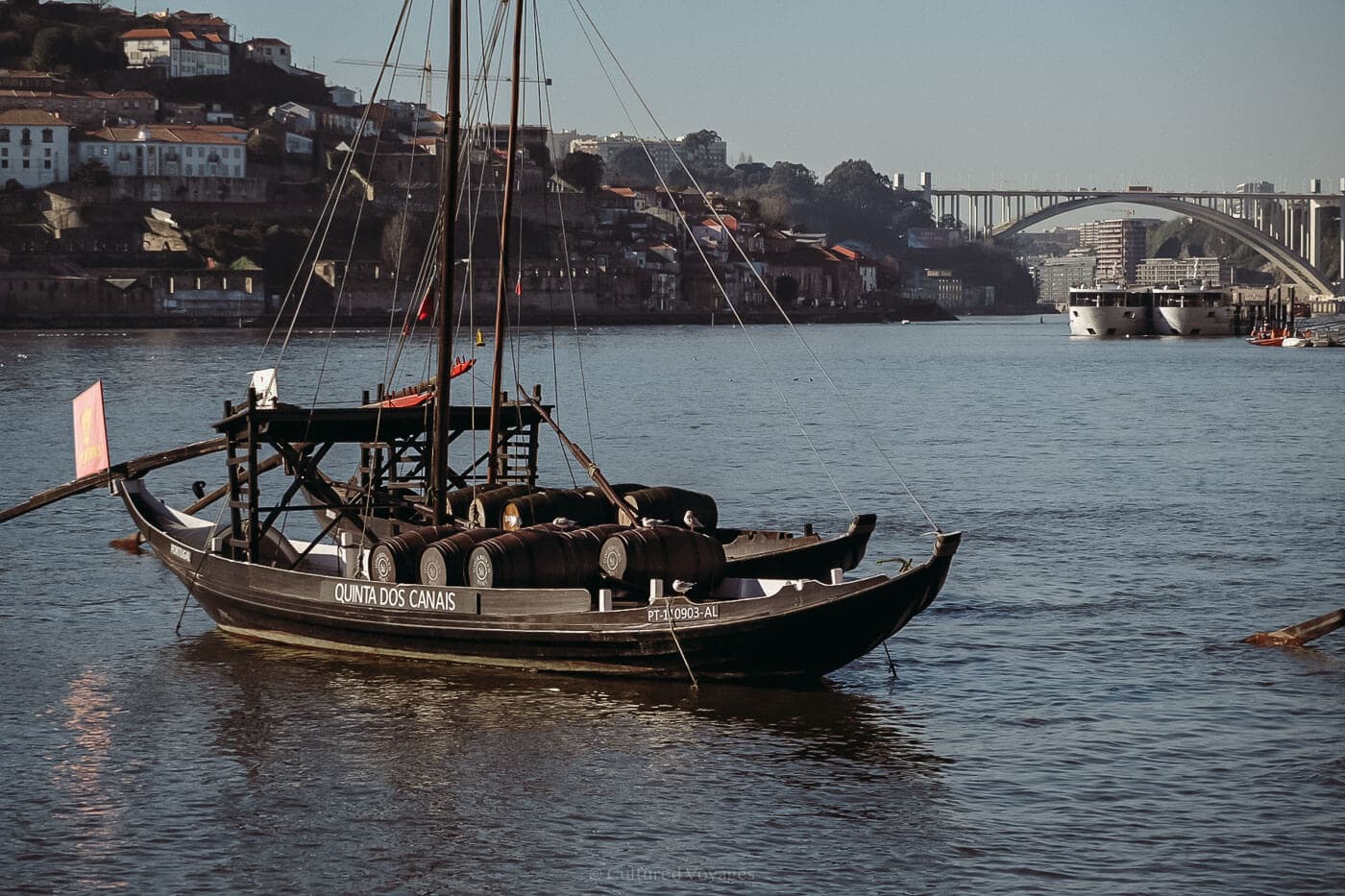 A winter view across Porto and the Douro River